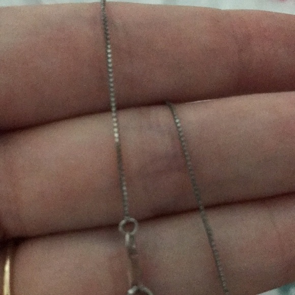 Austrian crystal moon necklace in sterling silver 🌙 - Picture 5 of 6